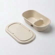 Caja De Comida, Lonchera, Contenedor Para Llevar Para Bocadillos, Sushi Y Ensalada