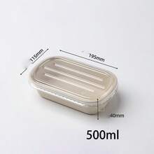 Caja De Comida, Lonchera, Contenedor Para Llevar Para Bocadillos, Sushi Y Ensalada