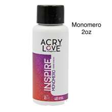 Monómero 2oz Acry Love Inspire para uñas acrílicas 60ml liquido profesional esculpido resistencia avanzada secado rápido técnica nail art - transparente - Ver 1