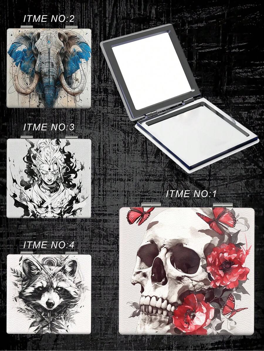 1 Miếng Phong cách Gothic Có thể mang đi Gấp lại Siêu mỏng Thép không gỉ Đối xứng , Thích hợp Đối với Tất cả Lứa tuổi Và Dịp - Nhiều màu - Xem 1