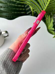 1入組太陽眼鏡粉色甜甜圈設計半透明tpu氣囊手機殼,防震並兼容iphone 15promax/11/12/13/14/13mini/15plus/14promax/13promax/12promax/xr/xs Max - 彩色 - 查看 8