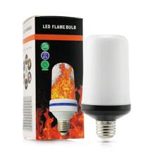 1 Tlg 6W E27 LED Licht Fackel Feuer Lampe Flammen Effekt Glühbirne Birne Flammen Glühbirne E27 Lampe LED Flamme Effekt Glühlampen Flackerlicht Außenleuchte für Halloween Weihnachten Deko Haus Garten Party - Weiss - Übersicht 11