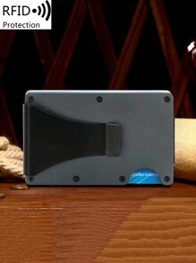 MIYIN 铝合金钱包 - 超薄防刮，带钞票夹，方便存放现金和卡片。多功能金属钱包，带钞票夹，适合日常使用，也可作为礼物送给男友/丈夫/父亲。防盗卡包，名片夹，信用卡夹，男女通用迷你钱包，卡套，RFID钱包。 - 灰色 - 查看 6