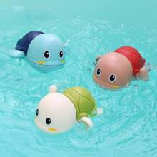 1 Stück Spielzeug Mit Federwerk, Baby Badewanne Spielzeug Schwimmende Schildkröte, Schildkröte Badewanne Spielzeug, Das In Wasser Schwimmen Kann, Badespielzeug Schwimmende Schildkröte, Spaß Spielzeug Für Jungen Und Mädchen Zum Spielen Im Pool (einige Teile Werden Zufällig Gesendet)