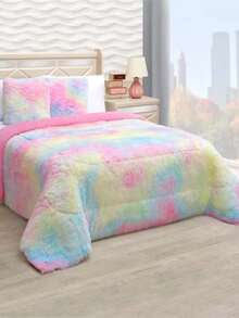 Individual Soft And Warm High Hair Coverlet - Multicolor - View 1