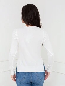 Women Sweaters - 白色 - 查看 6
