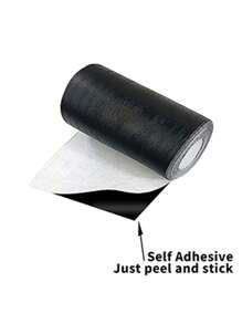 1pc 1000 Cm Mirror Frame Border Decor Wallpaper, Mirror Border Peel And Stick, Length 10 Meters Black Wood Grain Removable Pvc Waterproof Border Wall Decor Removable Self Adhesive Kitchen Bathroom Tiles Sticker Wallpaper Mother's Day Gifts For Mompeel And Stick Wallpaper,Renovation Stickers Peel Wall Panels,Wall Paper, Wallpapers,Spring Decoration Items Refresh Your Home,Rama Decoration Stickers - Black - View 7