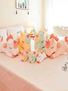 1 Miếng Kỳ lân Đồ chơi Plush , Gối Búp bê , Ngủ trưa Cái đệm , Nhà  Trang trí , Sang trọng Búp bê , Sinh nhật - nhiều màu - Xem 10