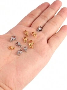 30个不锈钢金银龙虾扣连接器，用于DIY手链和项链制作 - 龍蝦扣 - 查看 5