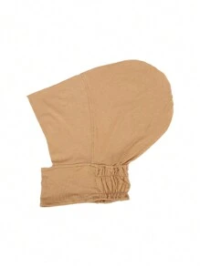 1pc Women's Modal Fabric Elastic Hat Comfortable Neck Protection Cap, Convenient For Head Scarf Hijab, Fashion Solid Color Head Cover, Suitable For Daily Wear Casual Abaya Accessories Casual Under Cap Veiled Clothes