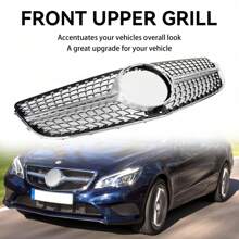 Front Bumper Grille Grill Fit For Mercedes E-CLASS W207 Coupe 2014-2017 Diamond