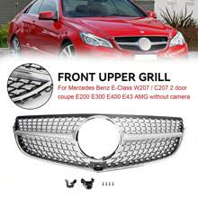 Front Bumper Grille Grill Fit For Mercedes E-CLASS W207 Coupe 2014-2017 Diamond