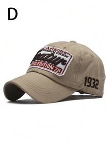 1pc Unisex Large Area Letter "Featur" Embroidered Fashion Baseball Cap - Multicolor - View 8