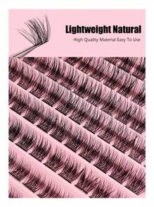 Asiteo Asiteo 120Pcs Clusters Individual Lashes Soft Natural Faux Mink False Eyelashes DIY Eyelash Extension Lash Clusters,Eye Lash Clusters,Individual Eyelashes,Lashes,Fake Lashes