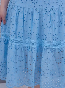 Women Dresses - Baby Blue - View 3