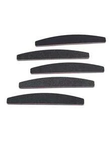 10 chiếc dũa móng tay hai mặt hình lưỡi liềm, độ nhám 100/180, dụng cụ làm móng, dụng cụ làm móng nghệ thuật, đồ dùng học tập, móng tay, dụng cụ làm móng giả. - màu đen - Xem 3