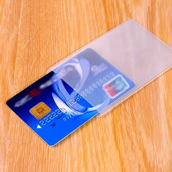 磨砂透明卡护照套塑料无衬里简约日常通勤开卡贴纸卡套卡套卡皮卡夹钱包名片夹信用卡夹身份证夹女士女士男士卡包