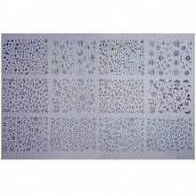 6 Tờ Hình Dán Móng Tay Hình Sao và Mặt Trăng Khổ Lớn 6 Tờ Hình Dán Móng Tay Hình Sao, Mặt Trăng, Hành Tinh Màu Bạc Hình Sao Laser Ba Chiều Tự Dính Hình Dán Móng Tay Tự Làm Thiết Kế Móng Tay Trang Trí Móng Tay Phụ Kiện Làm Móng - Bạc - Xem 5