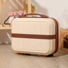 Portable 14 In Cosmetic Handbag, Lightweight Versatile Carry On Travel Luggage Bag, Suitcase Bag, 1pc Portable Cosmetic Bag, 's Travel Toiletry Bag With Handle, Multifunctional Cosmetic Bag , 1pc Portable Cosmetic Bag, 's Travel Toiletry Bag With Handle, Multifunctional Cosmetic Bag Trolley Case For School For Holiday For Honeymoon Vacation For Study Abroad For Men For Women For Boys For Girls For Students Ideal Choice For Gifts