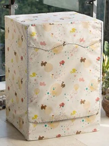 1 pieza Cubierta protectora a prueba de agua y sol para lavadora automática, organizador y almacenamiento a prueba de polvo - Multicolor - Ver 1