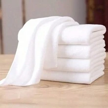 10pcs Soft Absorbent Hand Towel, Oblong Face Towel, Thickened Bathroom Face Towel,Simple White Face Towel, Hotel Lint-Free Towel For Bathroom, Soft Absorbent Face Towel, Bathroom Supplies Home Bathroom Decor Summer Back To SchoolFor Beauty Salon Home Bathroom