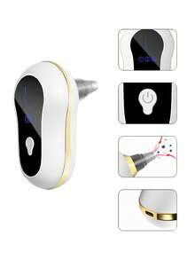 1入組5頭款鑽石磨皮毛孔吸塵黑頭清潔器家用深層清潔設備 - 白色 - 查看 10