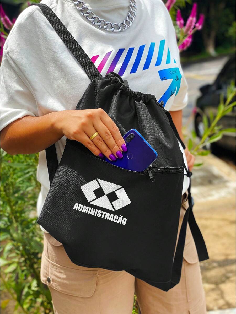 Men Tote Bags - 黑色 - 查看 1