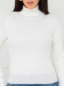 Women Sweaters - 白色 - 查看 4