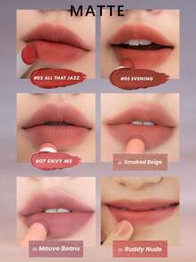 Rom&nd ZERO MATTE LIPSTICK 23 Ruddy Nude, Velvety Matte Texture, Lightweight & Non-Drying, Soft Focus Matte Finish, Blurred Lip Look, Everyday Matte Makeup, Professional Cosmetics, Special Occasions, Korean Makeup, 3g/0.11oz.