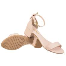 Women Heeled Sandals - 乾枯玫瑰色 - 查看 6