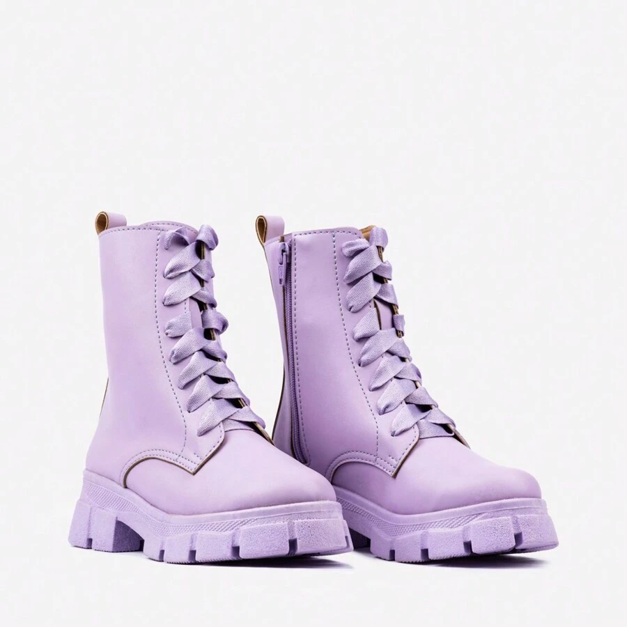 Bota Casual, Annik & Boom Lila - Lila Púrpura - Ver 1