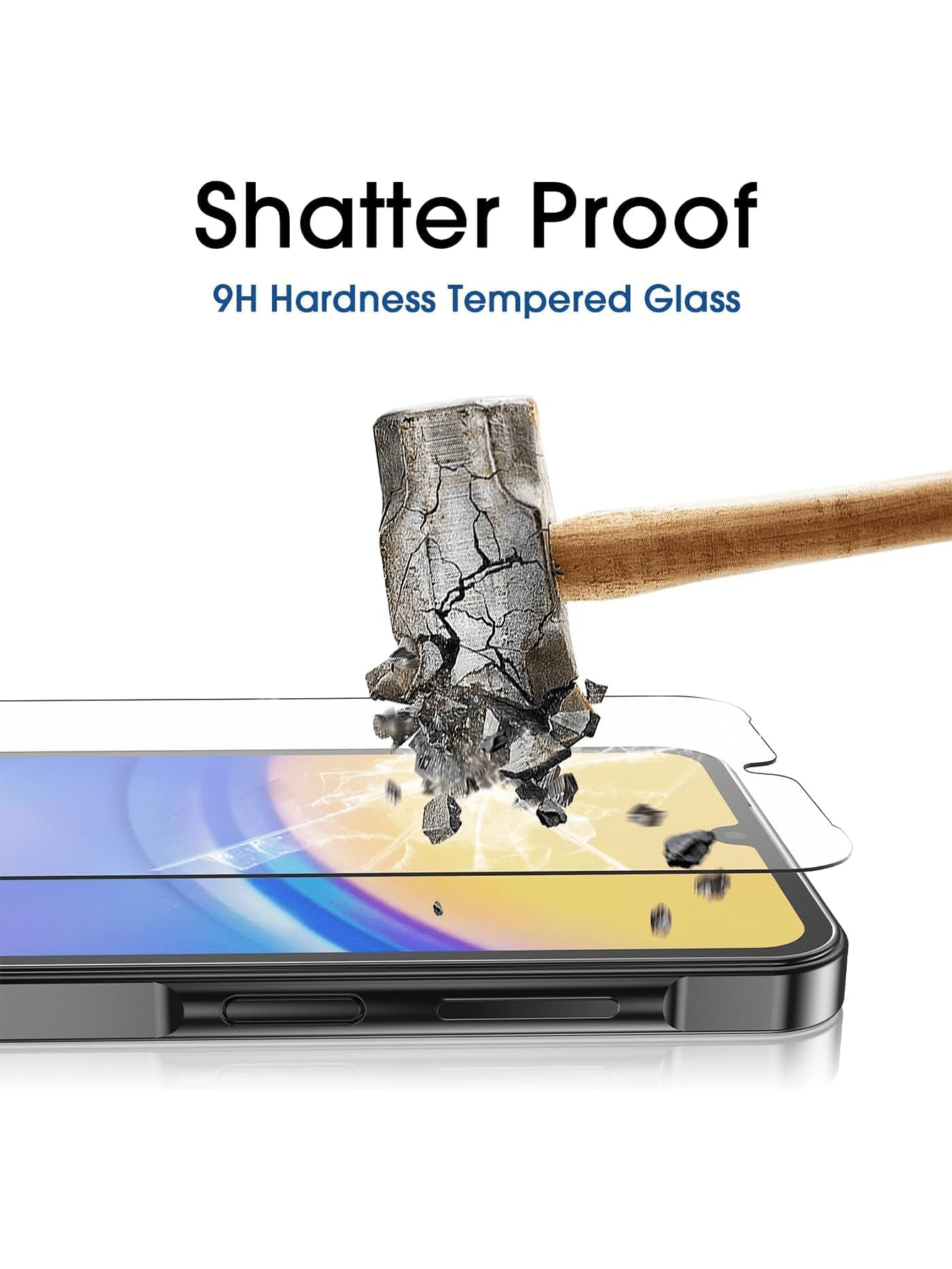 5pcs High Definition Screen Tempered Glass Protector Film For Galaxy