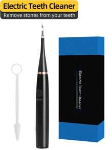 Ultrasonic Tooth Cleaner, Battery-Powered(Excluding Battery) - Black - View 2