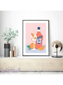 1 Miếng Hoạt hình Treo tranh Màu hồng HD tranh sơn dầu Bức tranh sơn dầu Áp phích In Nhà  Phòng ngủ Phòng khách Trang trí Qủa tặng Khung trang trí - C - Xem 7