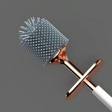 1 Bộ, Bàn chải bồn cầu kèm giá đỡ, Bàn chải bồn cầu silicon gắn tường có cán dài, Bàn chải vệ sinh bồn cầu mềm dẻo, Bàn chải không điểm mù, Bàn chải vệ sinh phòng tắm, Đồ dùng vệ sinh, Dụng cụ vệ sinh, Đồ dùng trở lại trường học - Nhiều màu - Xem 4