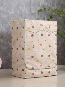 1 pieza Cubierta protectora a prueba de agua y sol para lavadora automática, organizador y almacenamiento a prueba de polvo - Multicolor - Ver 4