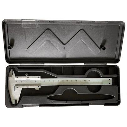 Paquímetro Universal Analógico Em Aço Inox Com Estojo 150mm
