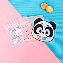 1set/20pcs Phim hoạt hình đáng yêu Gấu Tự đứng Cookie , Bông tuyết Bánh ngọt , Kẹo hạnh phúc Bữa ăn nhẹ , Và Làm bánh bao bì Túi quà tặng - Nhiều màu - Xem 4