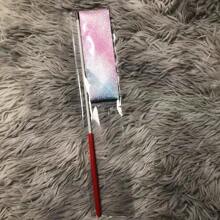 1 条闪亮星形/渐变艺术体操丝带，飘逸丝绸舞蹈丝带训练工具（1 米、2 米、4 米、6 米） - 閃星 - 查看 3