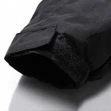 Men's Lightweight Windbreaker Jacket, Spring/Autumn Casual Stand Collar Jacket With Removable Hood For Outdoor Activities - Black - View 6