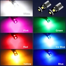 S&D 6pcs T10 W5W Led Bulbs Canbus Error Free Auto Interior Dome Reading Light WY5W 501 168 192 LED Instrument Panel Lamp 12V
