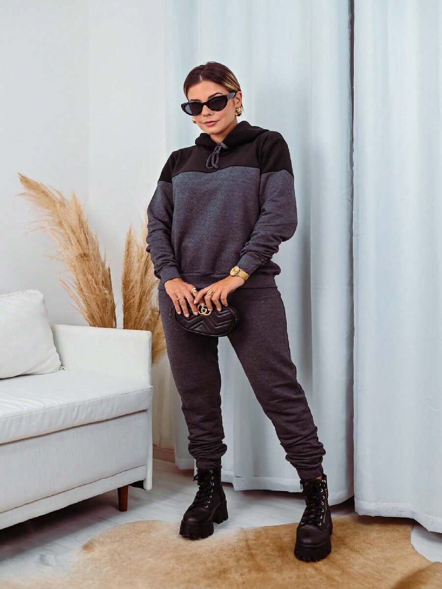 Women Two-Piece Outfits - màu đen - Xem 1