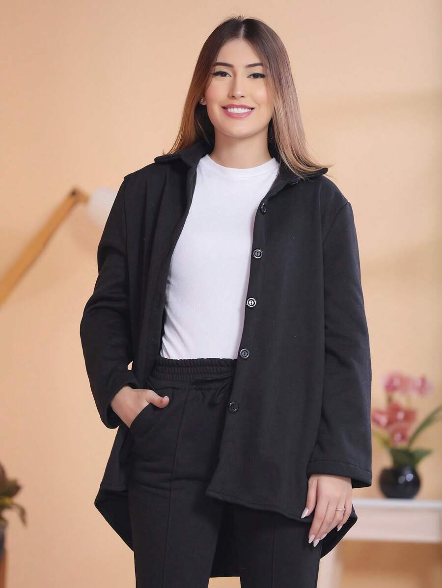 Women Two-Piece Outfits - 黑色 - 查看 1