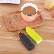 Multifunctional Pink Whisk For Coffee, And Eggs, Stirrers, Milk Frother, Mini Electric Whisk Coffee Blender, Mixer, Suitable For Milk Foam, Coffee Stirrer, Stirring Eggs - Blue - View 5