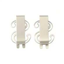 Stainless Steel Multifunction Money Clip Dollar Sign Wallet Invoice Storage Portable Paper Mark Clip Party Gift Card Holder Card Holder Wallet Business Card Holder Credit Card Holder Card Holder Women - Silver - View 5