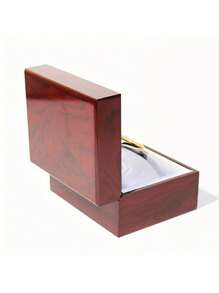 豪華木質手錶盒禮品包裝,帶手工木質櫃陳列展示