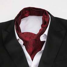 Bufanda larga reversible retro para hombre, bufanda casuales de caballero, bufanda formal de negocios para primavera, otoño e invierno, accesorios de camisa de traje de fiesta casual estilo ascot, excelente regalo boho
