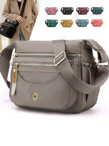 1个（10.23英寸*8.26英寸*4.33英寸）！！皮革包、化妆包、书包、斜挎包、流浪包、新月包、钱包、动漫钥匙扣、相机包、化妆包、礼物、复古朋友包、度假沙滩包、手提包、礼品袋、黑色包、刺绣包、圣诞礼品袋、运动包、教师礼物、充电包、奶牛图案手提包 - 灰色 - 查看 6