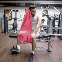 1 Stück schnell trocknendes Handtuch, ultrafeine Reisehandtuch-Faser, geeignet für Camping, Strand, Fitnessstudio, Sport, Yoga und Schwimmbad (Pink), Badezimmer Dekor, Sommer Strand Essentials, Rückkehr zur Schule