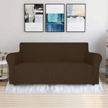 YSTYLE Sofa Cover 1/2/3/4 Seats With Armrests, Stretch Couch Cover, Heavyweight Winter Slipcover, Non-Slip Sofa Cover Washable - Coffee Brown - View 3